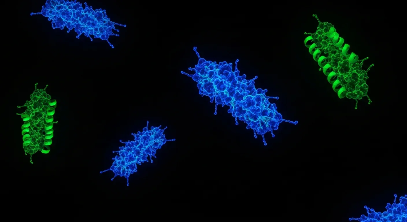Fluorescent protein structures showing peroxiredoxin molecules in living cells