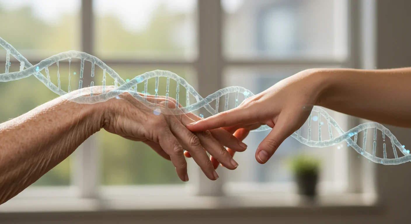 Researcher examining cultured cells in petri dish for aging research