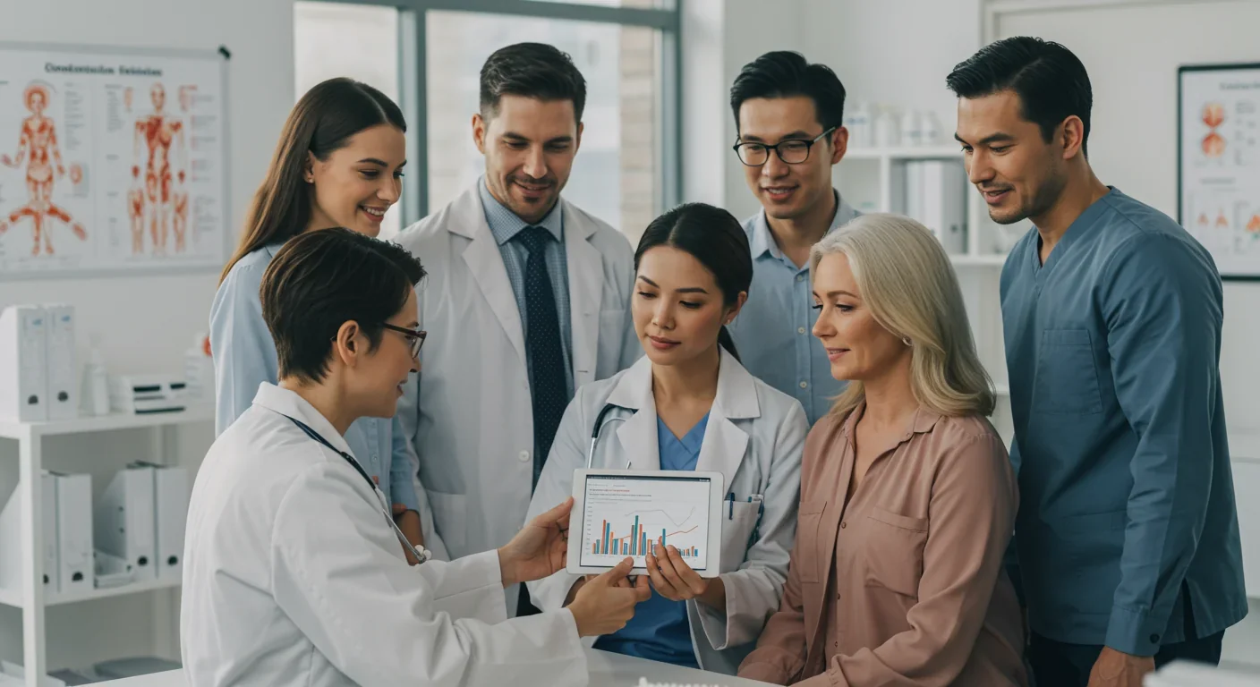 Nutrient-dense whole foods including vegetables and proteins arranged on a cutting board