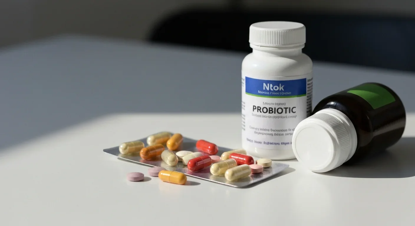 Pharmaceutical drugs and probiotic supplements representing bile acid pathway therapies