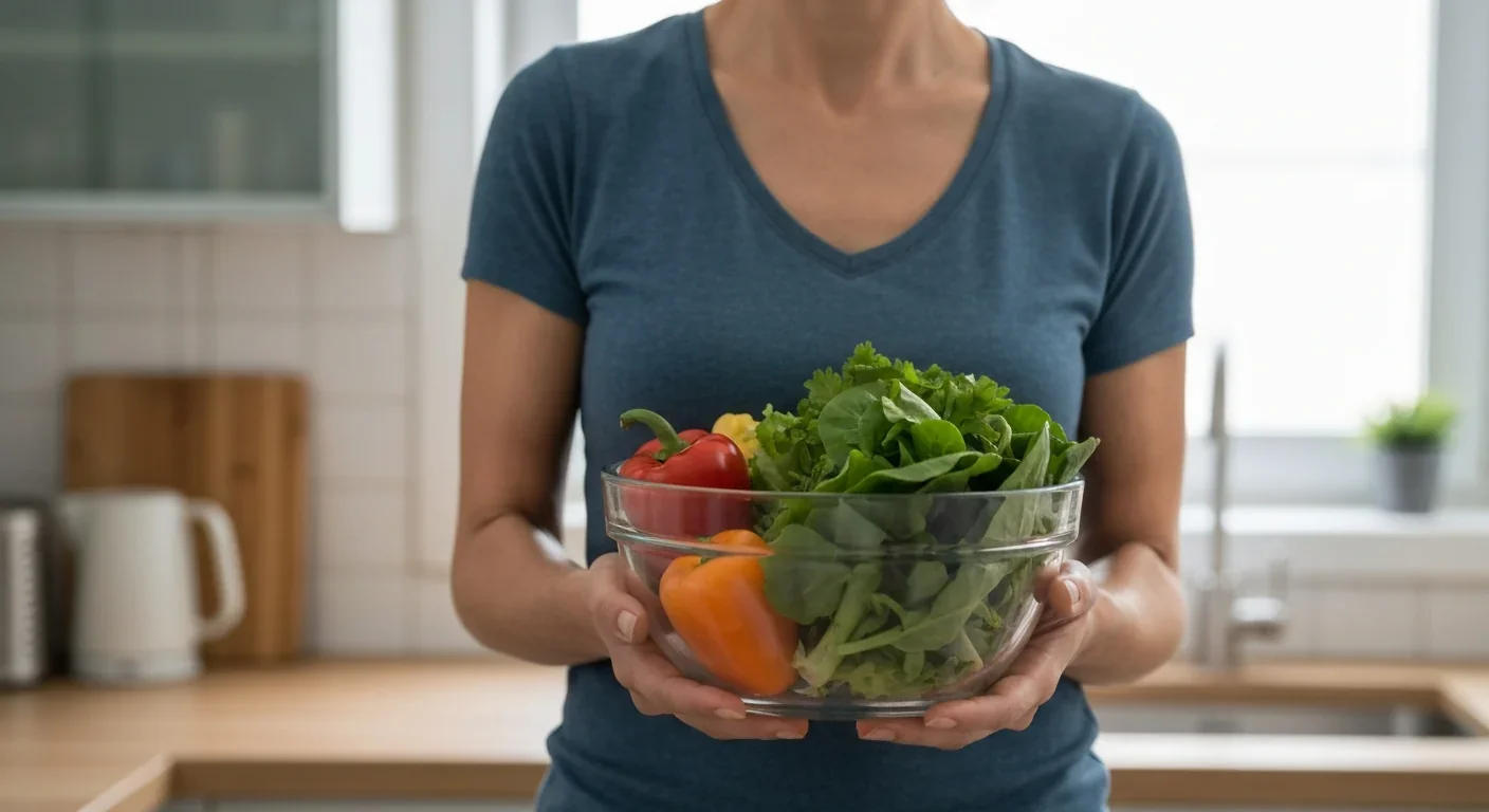 Fresh vegetables and whole foods that activate stomach stretch sensors effectively