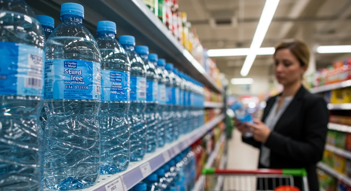 Cross-section of human artery showing microplastic particles embedded in atherosclerotic plaque