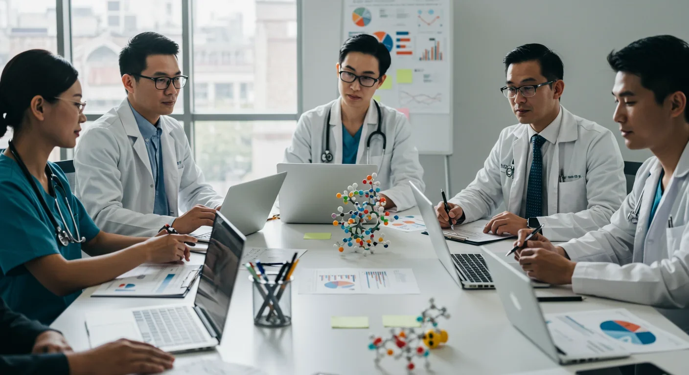 Healthcare worker vaccinating child in rural African clinic