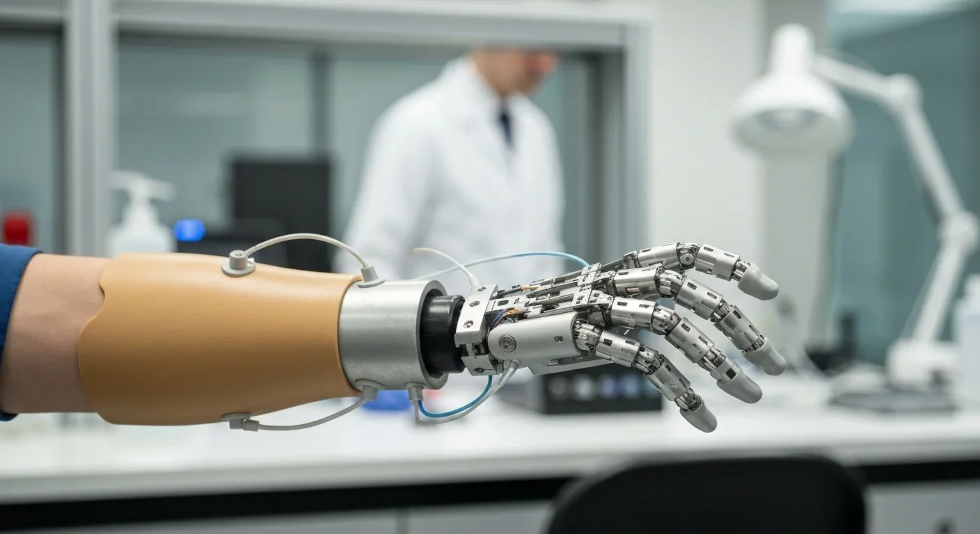 Advanced prosthetic arm with neural interface technology for brain-controlled movement