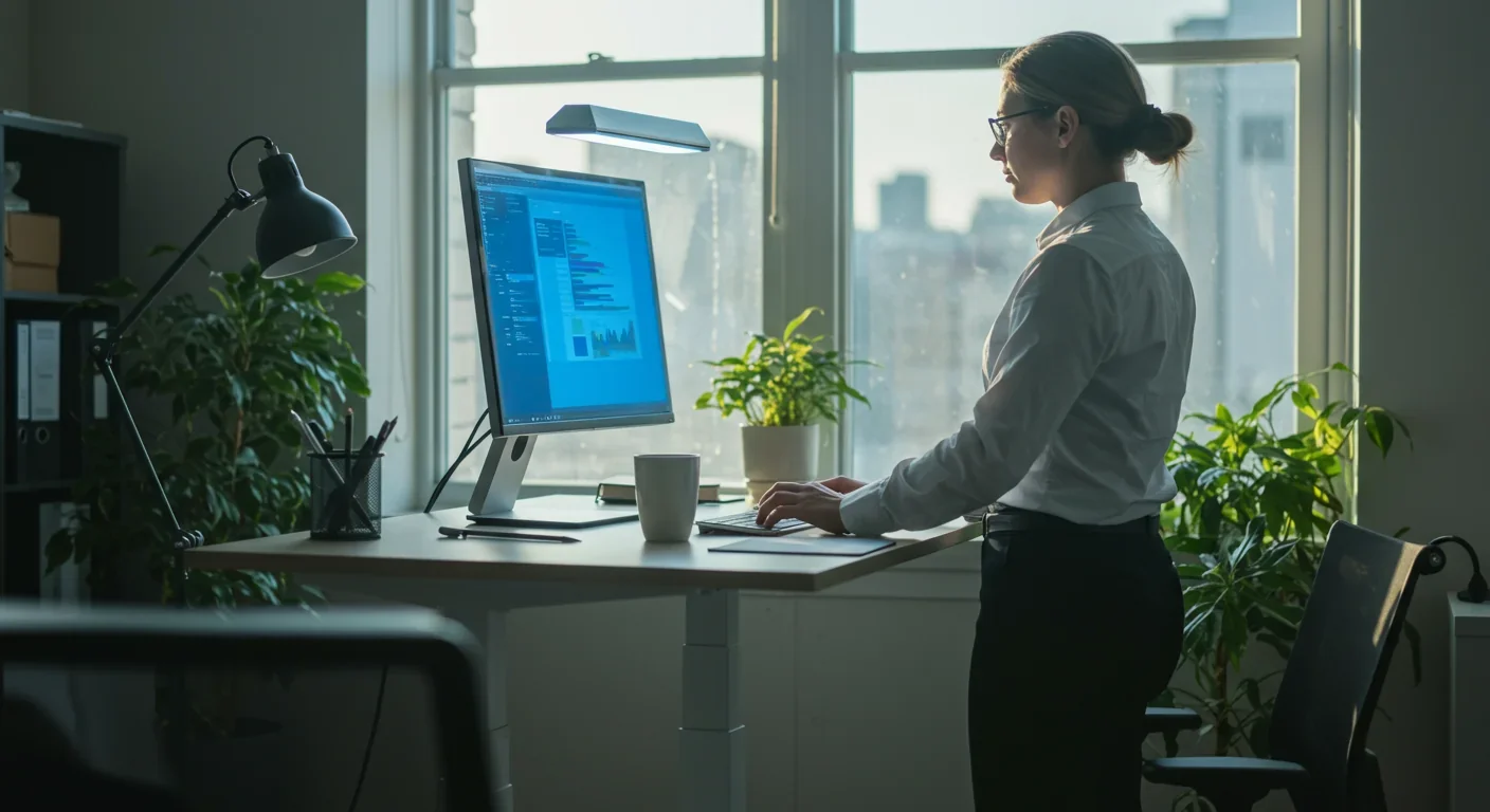 Visual comparison of circadian disruption from night work versus healthy daytime routine