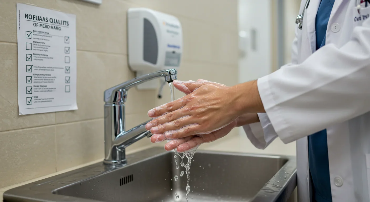 International medical team collaborating on global antibiotic resistance strategy with world map showing infection patterns