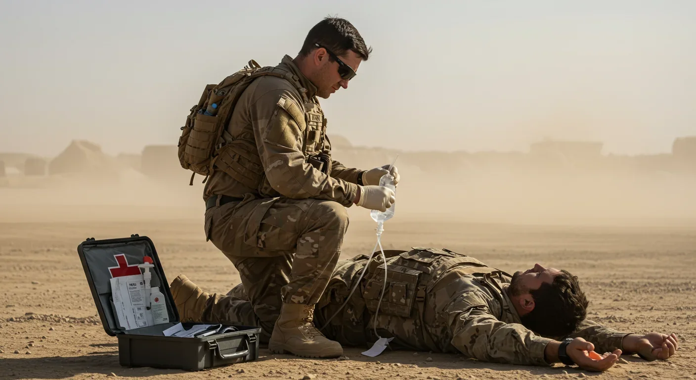 Hospital storage facility with synthetic blood products